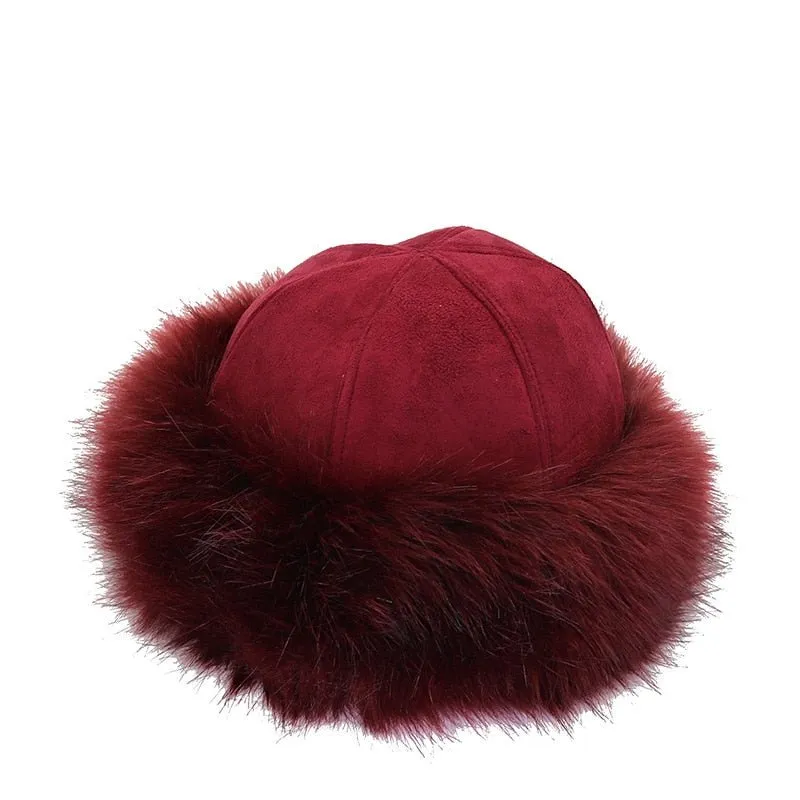 Ushanka Hat With Unqiue Faux Fur Design