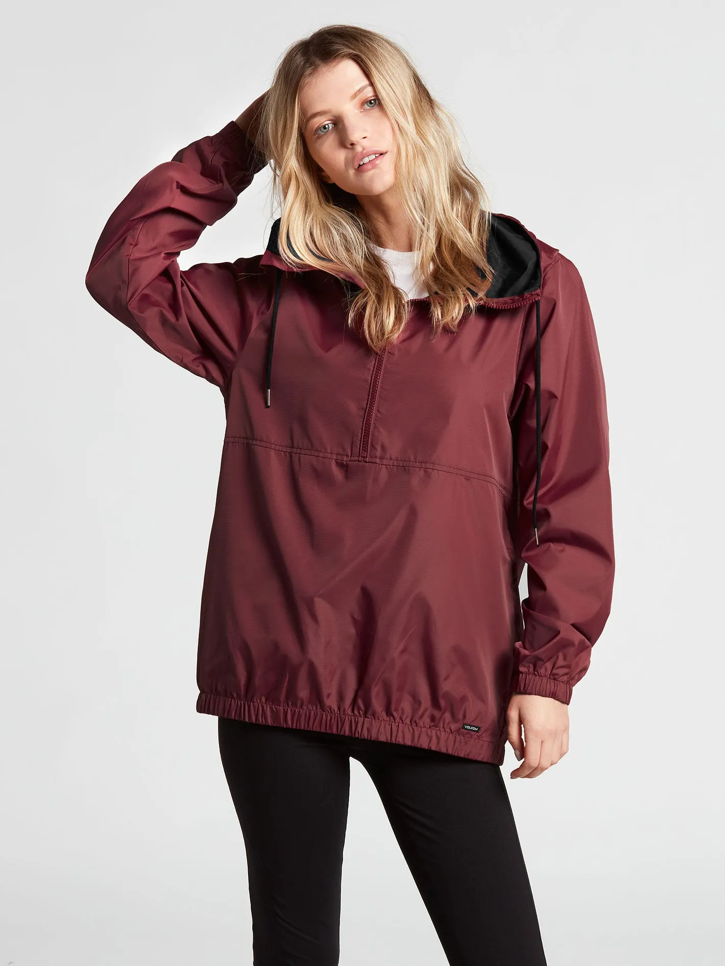 Wind It Up Windbreaker Jacket - Bark Brown