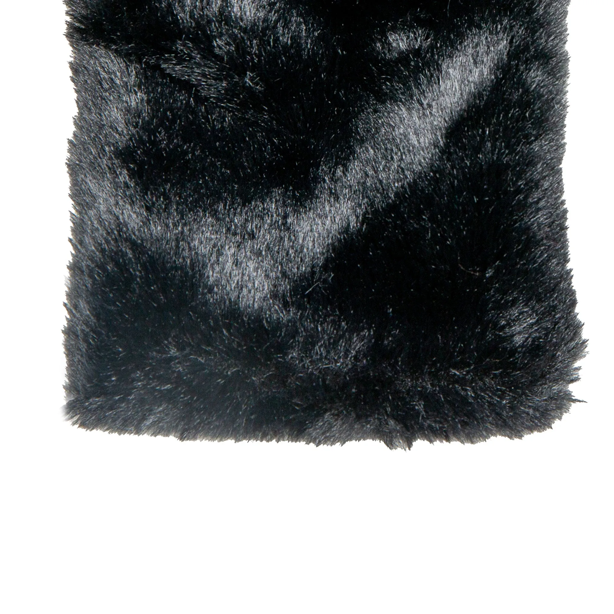 Women’s Fingerless Faux Fur Mittens