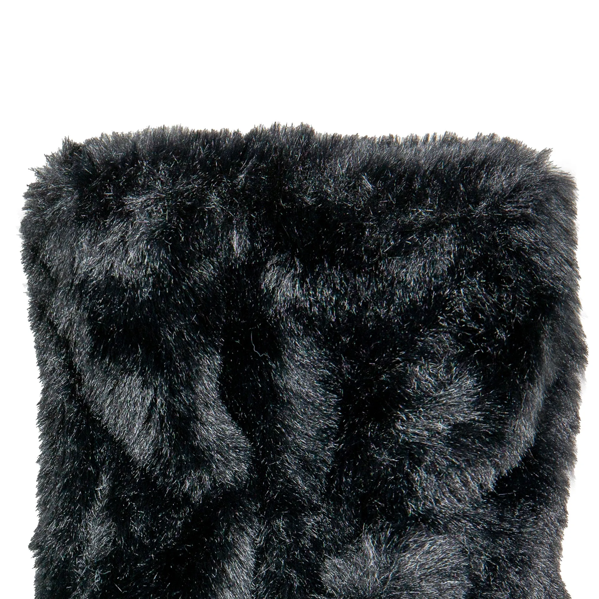 Women’s Fingerless Faux Fur Mittens