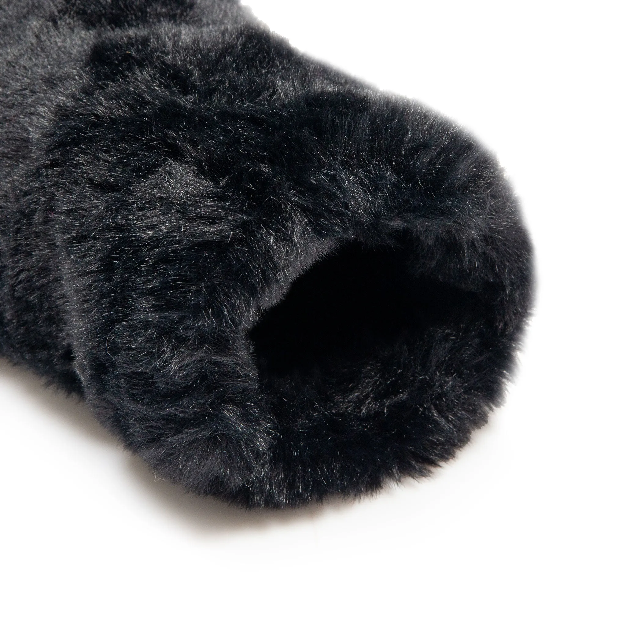 Women’s Fingerless Faux Fur Mittens