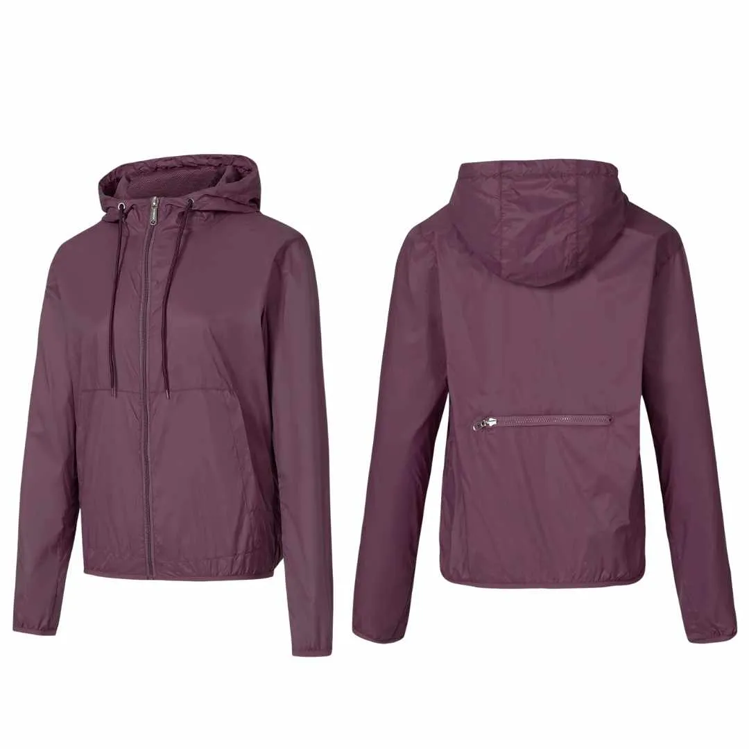 Women’s Packable Full Zip Windbreaker